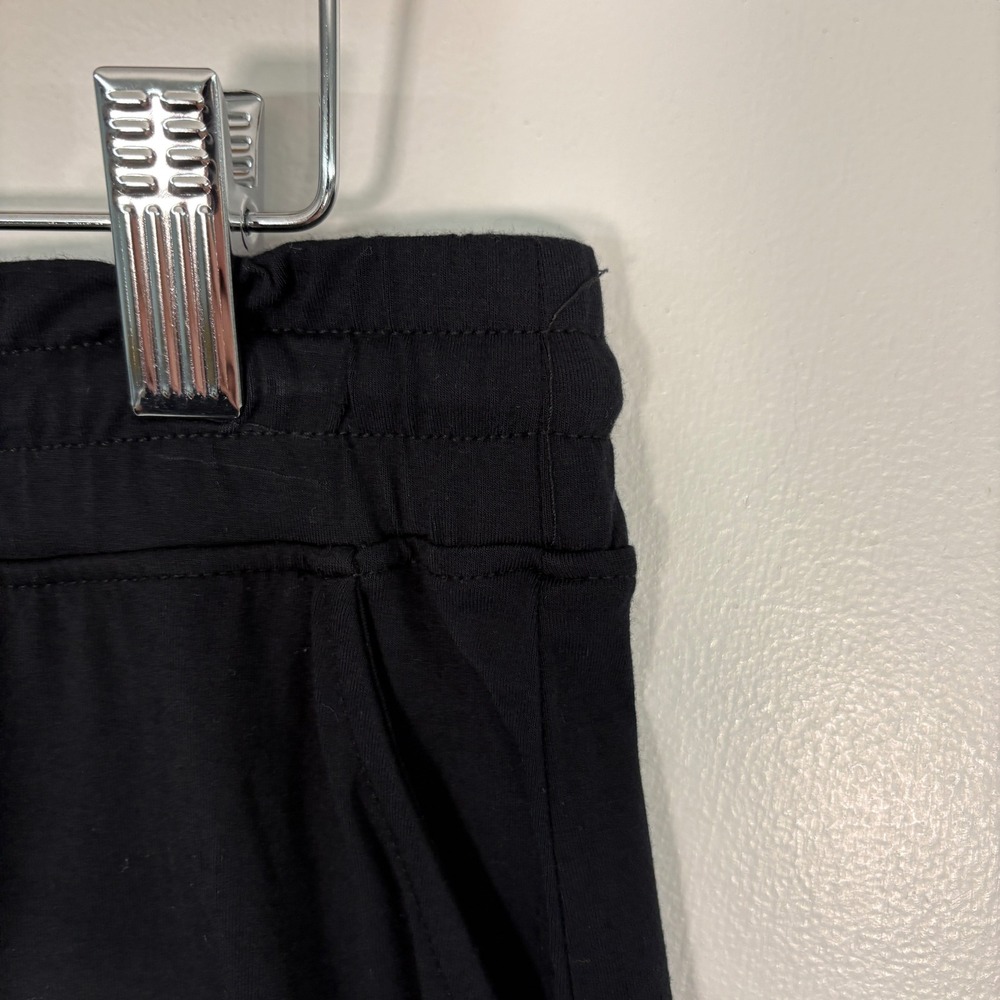 Kindred Bravely Women Lounge Shorts L Black Bamboo Spandex Drawstring Maternity - Picture 3 of 10